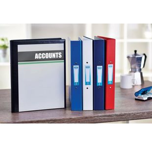 Elba Vision 4-Ring Binder Pp A4 Wht