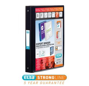 Elba Vision 4-Ring Binder Pp A4 Blk