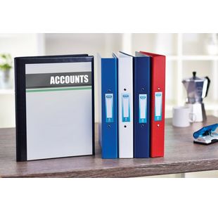 Elba Vision 25Mm Rbndr 2-Ring A4 Red