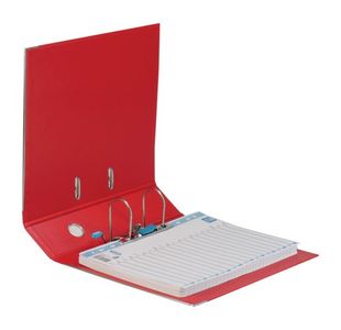 Elba 70Mm Lever Arch A4 Pvc Red