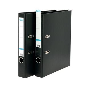Elba 50Mm Lever Arch A4 Pvc Black