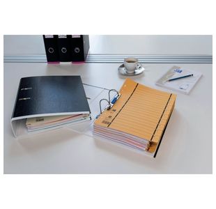 Mycolour Lever Arch A4 Black/White