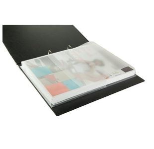 Oxford A4 Expnd Punch Pkt W/Flp Pk10