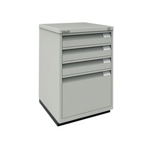 Bisley 4 Drw Filing Cab Goose Grey