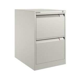 Bisley 2 Drw Filing Cab Goose Grey