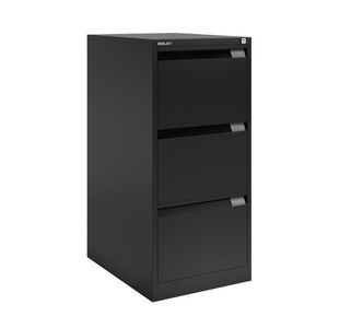 Bisley 3 Drw Filing Cab Black