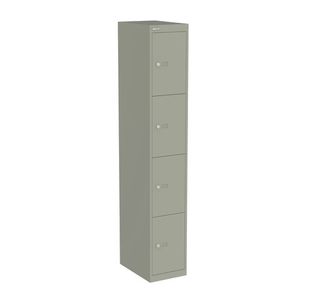 Bisley 4 Door Locker Goose Grey