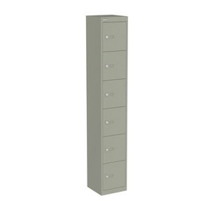 Bisley 6 Door Locker Goose Grey