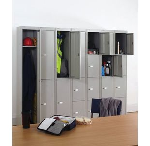 Bisley 1 Door Locker 457 Goose Grey