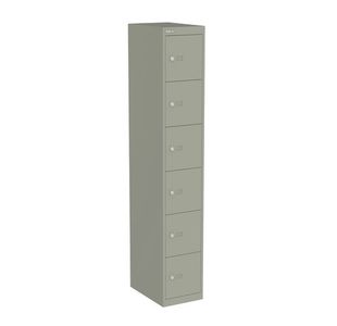 Bisley 6 Door Locker Goose Grey