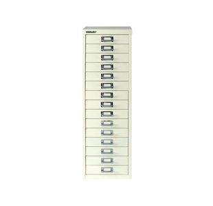 Bisley 15 Mdr Filing Cab Chalk White