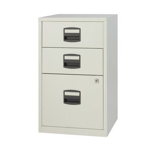 Bisley 3 Drw Filing Cab Goose Grey