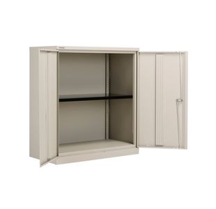 Bisley 2 Door Cupboard Goose Grey