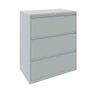 Bisley 3 Drw Filing Cab Goose Grey