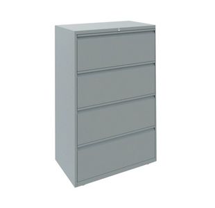 Bisley 4 Drw Filing Cab Goose Grey