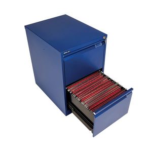 Bisley 2 Drw Filing Cab Blue