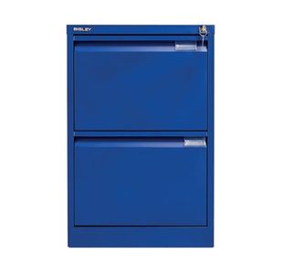 Bisley 2 Drw Filing Cab Blue