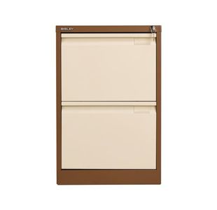 Bisley 2 Drw Filing Cab Coffee/Cream