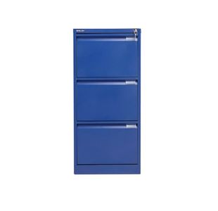 Bisley 3 Drw Filing Cab Blue