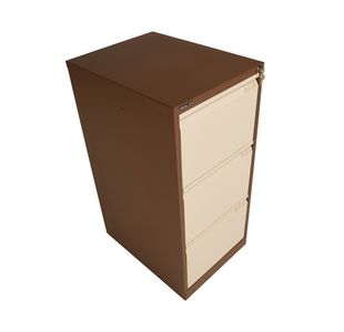 Bisley 3 Drw Filing Cab Coffee/Cream