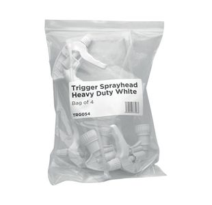 Spray Head Heavy Duty White Pk4