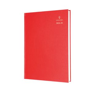 Collins Acdm Diary Dpp A4 Red 25-26