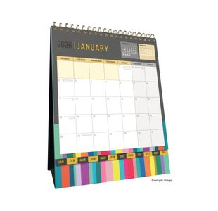 Collins Edge Rnbw Desk Cldr Mtv 2026