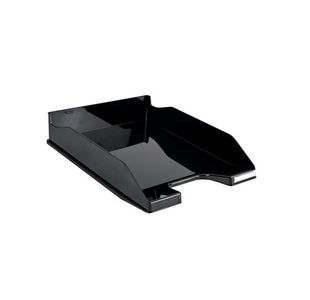 Contour Letter Tray Glossy Black