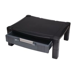 Contour Ergonomics Adj Mon Stand Blk