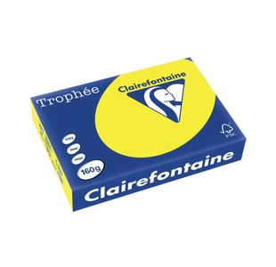 Trophee Card A4 Intnsv Yellow Pk250