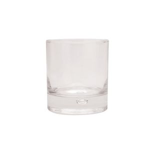 Clear Squat Tumbler Drink Glass Pk6