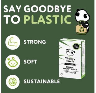 Cheeky Panda Pf Pckt Tissue X10 Pk14
