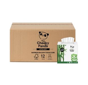 Cheeky Panda Bamboo Tissue Cube Pk12