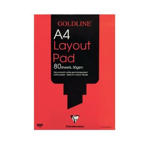 Goldline Layout Pad A4 White Gpl1A4