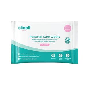 Clinell Pers Care Wipes X24 Pk24