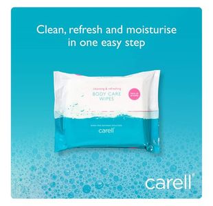 Clinell Carell Bodycare 60 Wipes