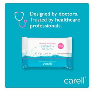 Clinell Carell Bedbath Gloves Pack 8