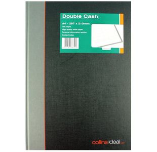 Collins Ideal Book A4 Dbl Cash 6424