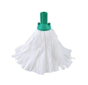 Exel Stnd Big White Mop Head Grn P10