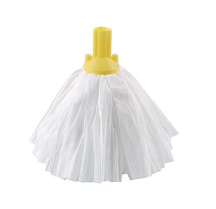 Exel Stnd Big White Mop Head Ylw P10