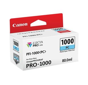 Canon Pfi-1000Pc Ink Cart Photo Cyan