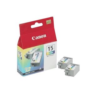 Canon Bci-15 Ink Cart Twnpk Tri-Col