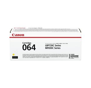 Canon 064 Toner Cartridge Yellow