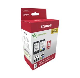 Canon Pg-575/Cl-576 Cart+Ppr Blk/Col
