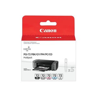 Canon Pgi-72 Ink Mpk Pbk/Gy/Pm/Pc/Co