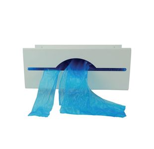 Shield Apron Roll Dispenser White