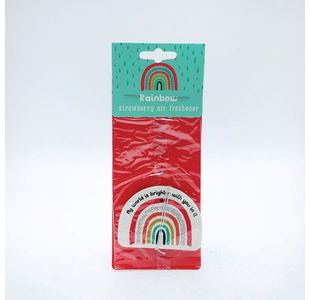 Car Air Freshener Rainbow/Strwb Pk12