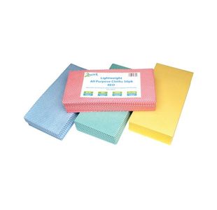 2Work Lwt All Pup Cloth Red Pk50