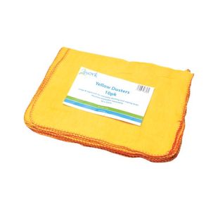 2Work Duster Yellow 508X355Mm Pk10