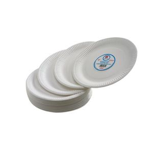 Paper Plate 7In Wht Kblry1641 Pk100